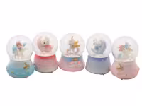 گوی شیشه ای موزیکال و چراغ دار دخترانه سایز بزرگ