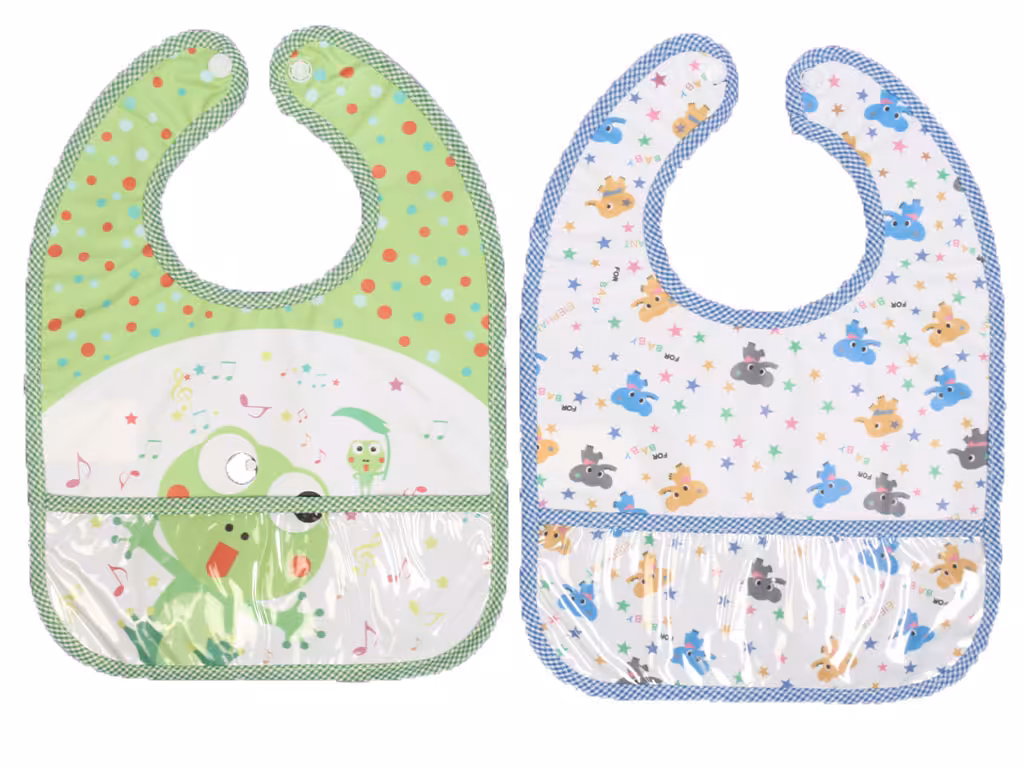 پیشبند نوزادی جیب دار طرح فانتزی