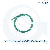 پچ کورد متا الکترونیک Cat6 UTP روکش PVC سبز 2 متری