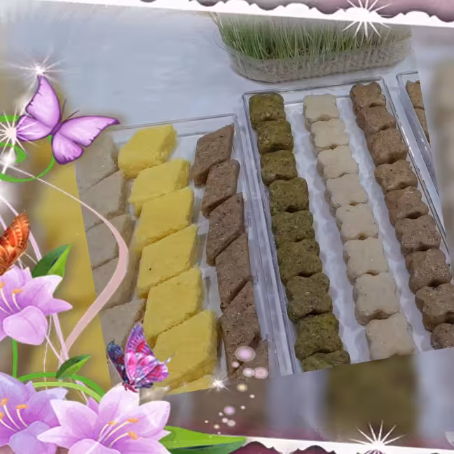 شیرینی لوز  چهار مغزمقوی و انرژی زا