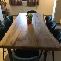 میز ناهار خوری روستیک با چوب  روس 