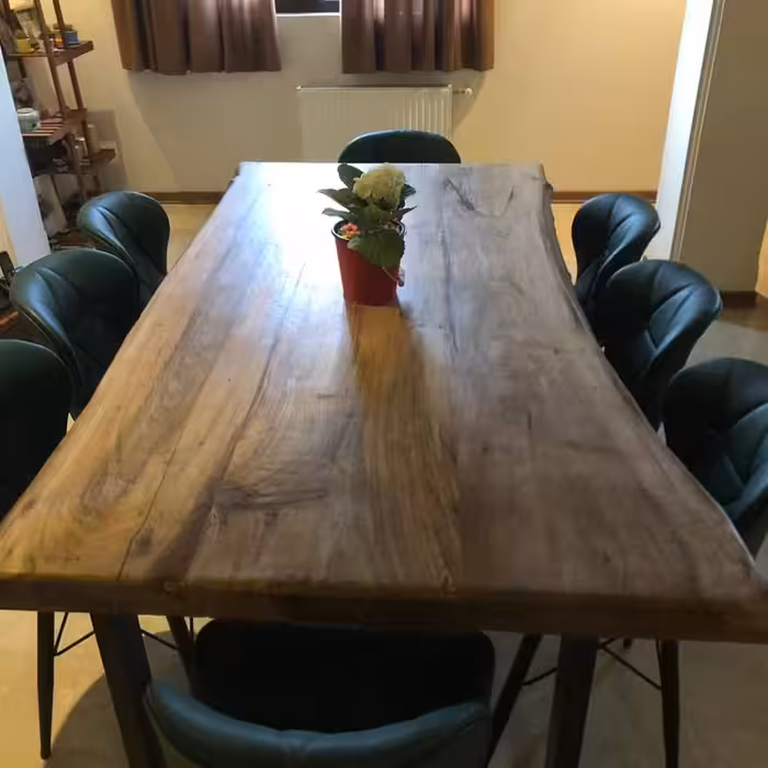 میز ناهار خوری روستیک با چوب  روس 