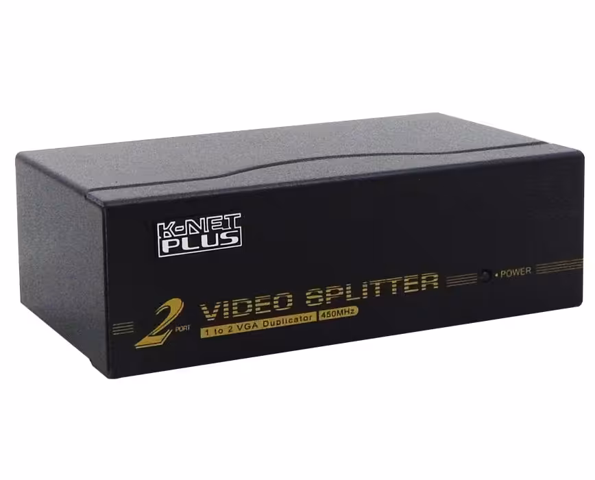 اسپلیتر VGA دو پورت کی نت پلاس مدل KPS652