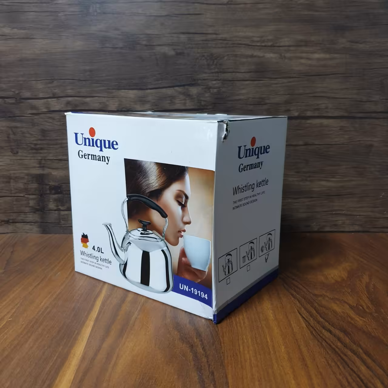 کتری استیل 4 لیتری یونیک سوتی