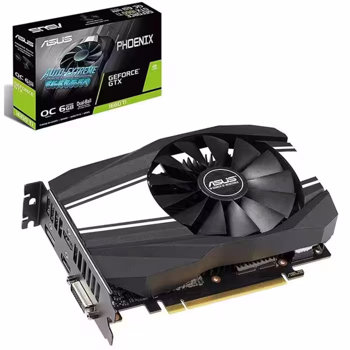 کارت گرافیک ایسوس مدل PH-GTX1660TI حافظه 6GB