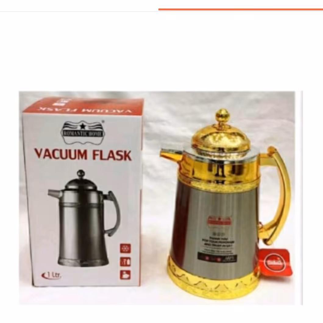 فلاسک رومانتیک1لیتری عربی شیشه صورتی اصل