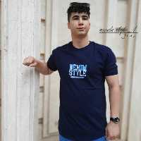 تیشرت مردانه زنانه یقه گرد طرح BOSTON نخ پنبه کیفیت عالی 