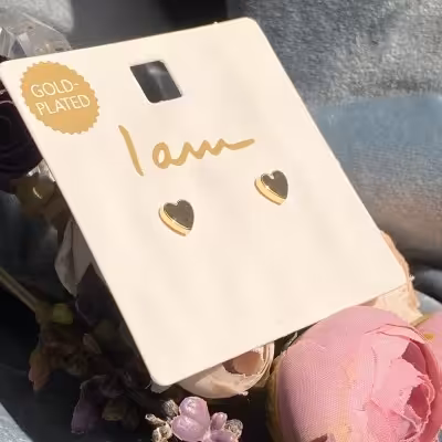 گوشواره میخی دخترانه گوشواره مجلسی زنانه بینظیر برای کادو تولد بدون