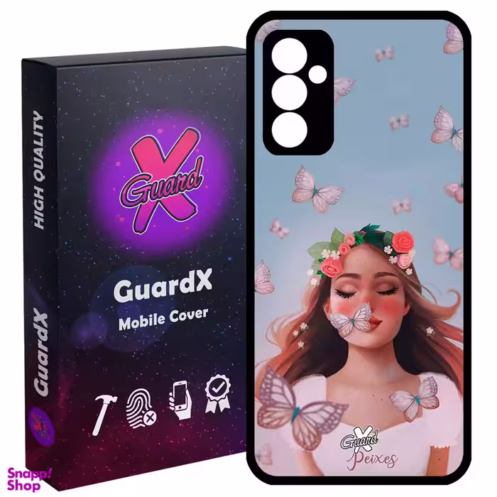 کاور گارد ایکس طرح Girl مدل Glass10380 مناسب گوشی موبایل سامسونگ Galaxy A54 / A54 5G