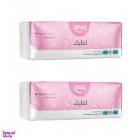 نوار بهداشتی لطیف پنبه ریز (Panberes) ضخیم سایز بزرگ بسته 2 عددی