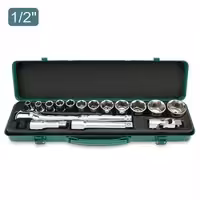 جعبه بکس 16 پارچه 1.2 - 6پر تاپ تول TOPTUL 1601