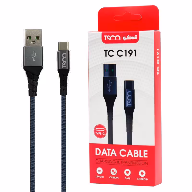 کابل شارژ Type-C تسکو TSCO TC C191