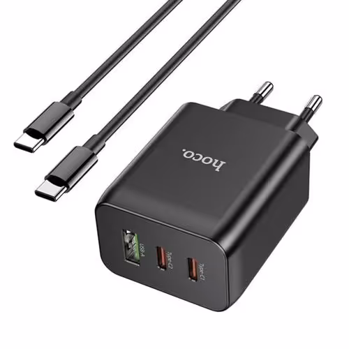 شارژر دیواری N18 65W GANهمراه کابل USB_C

