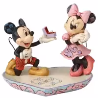فیگور دیزنی میکی موس و مینی موس A Magical Moment Figurine کد 4055436