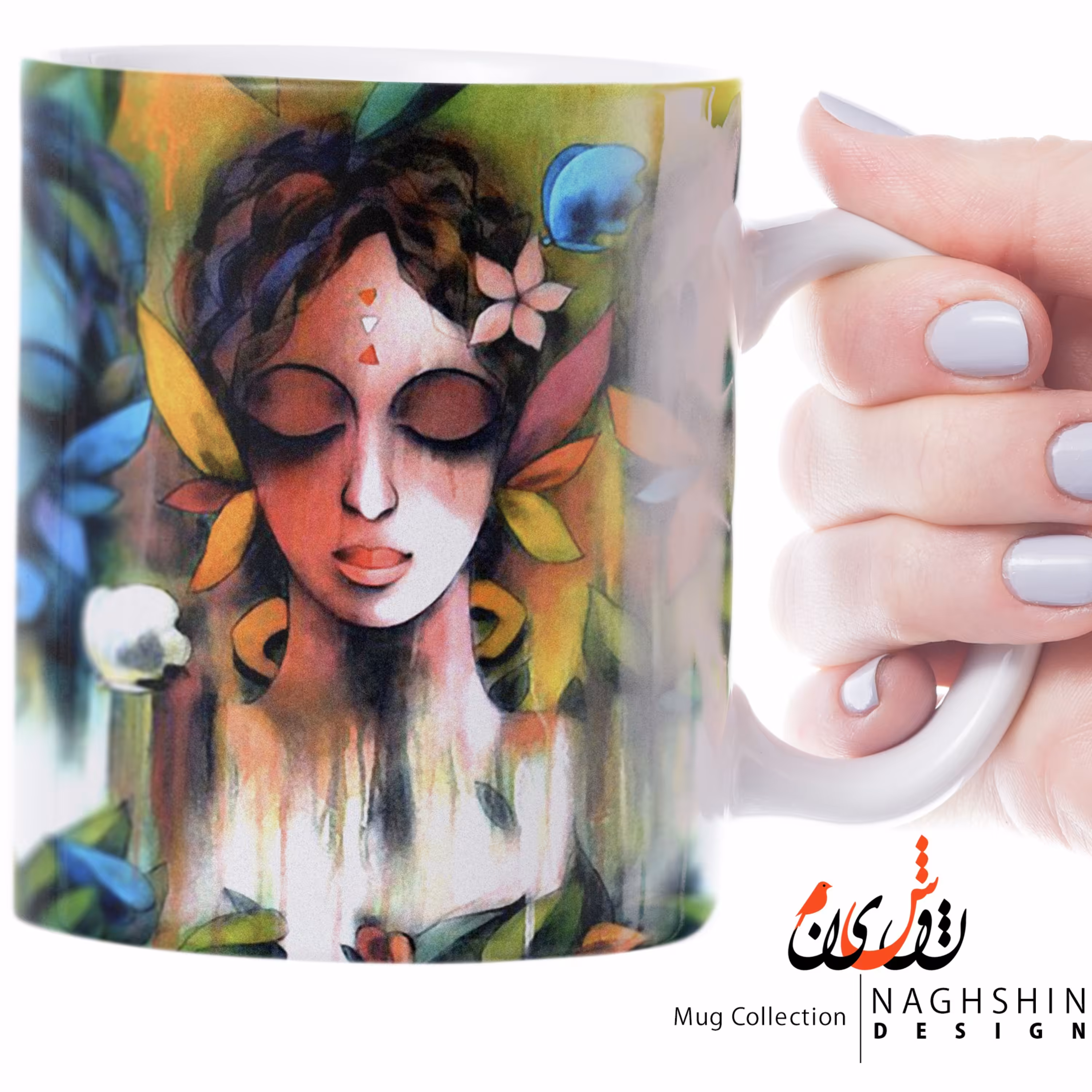 ماگ سرامیکی طرح نقاشی 5 - چاپ سابلیمیشن - کیفیت عالی