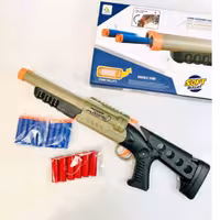 اسباب بازی تفنگ اسنایپر دولول تیر پرتاب کن ابری پوکه پران بزرگ