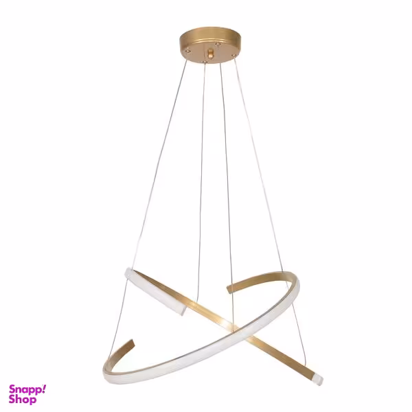 لوستر دو شعله چشمه نور کد CH255201