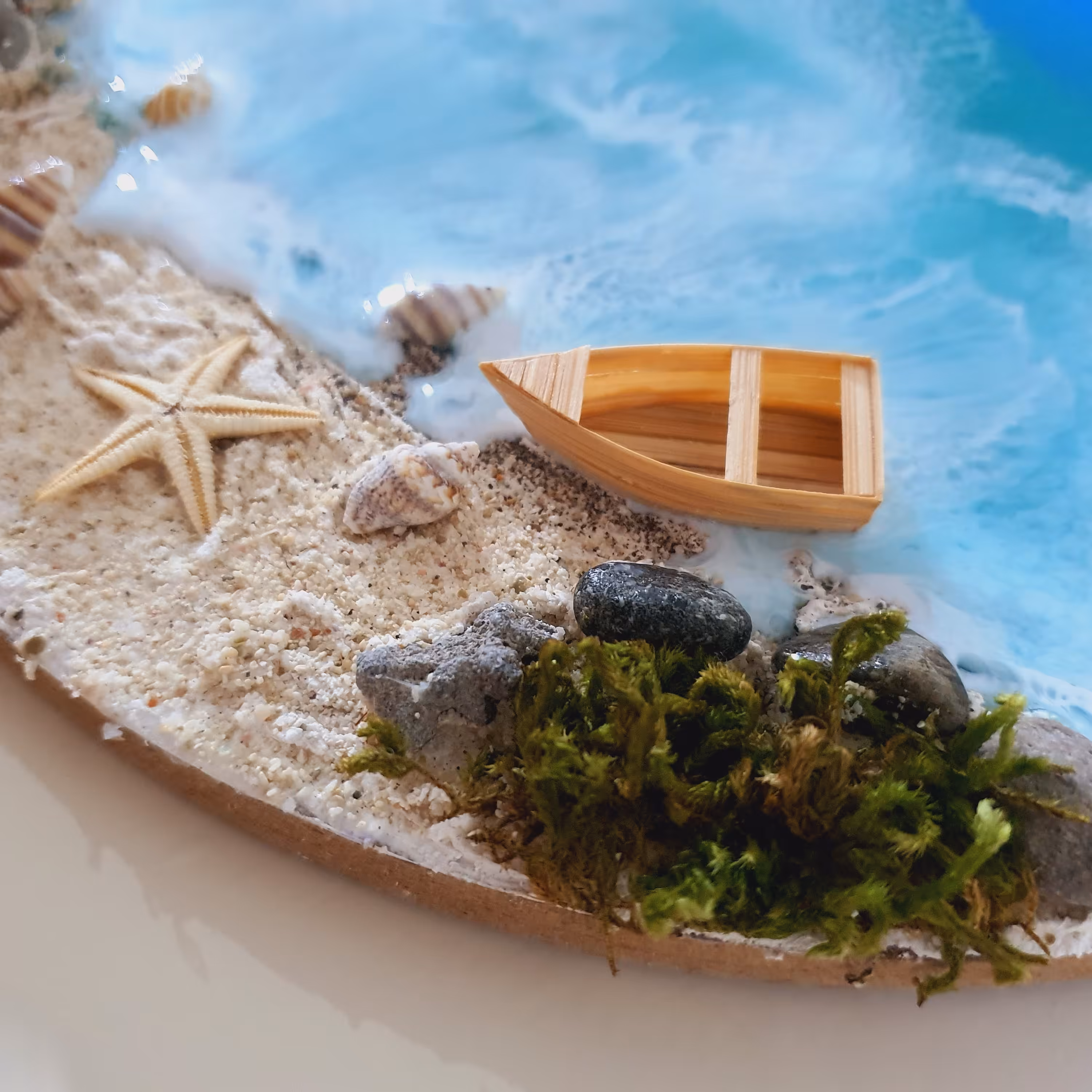 تابلو رزینی دریا 