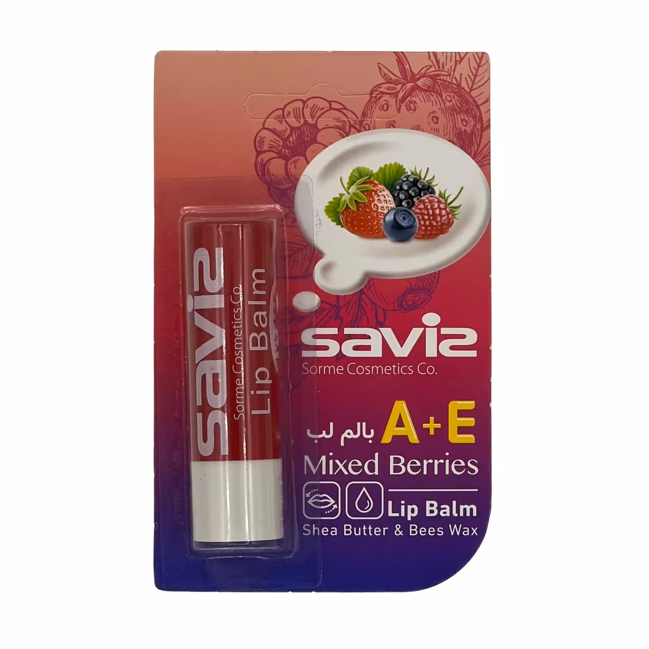 بالم لب ساویز رایحه توت فرنگی وزن 4.5 گرم