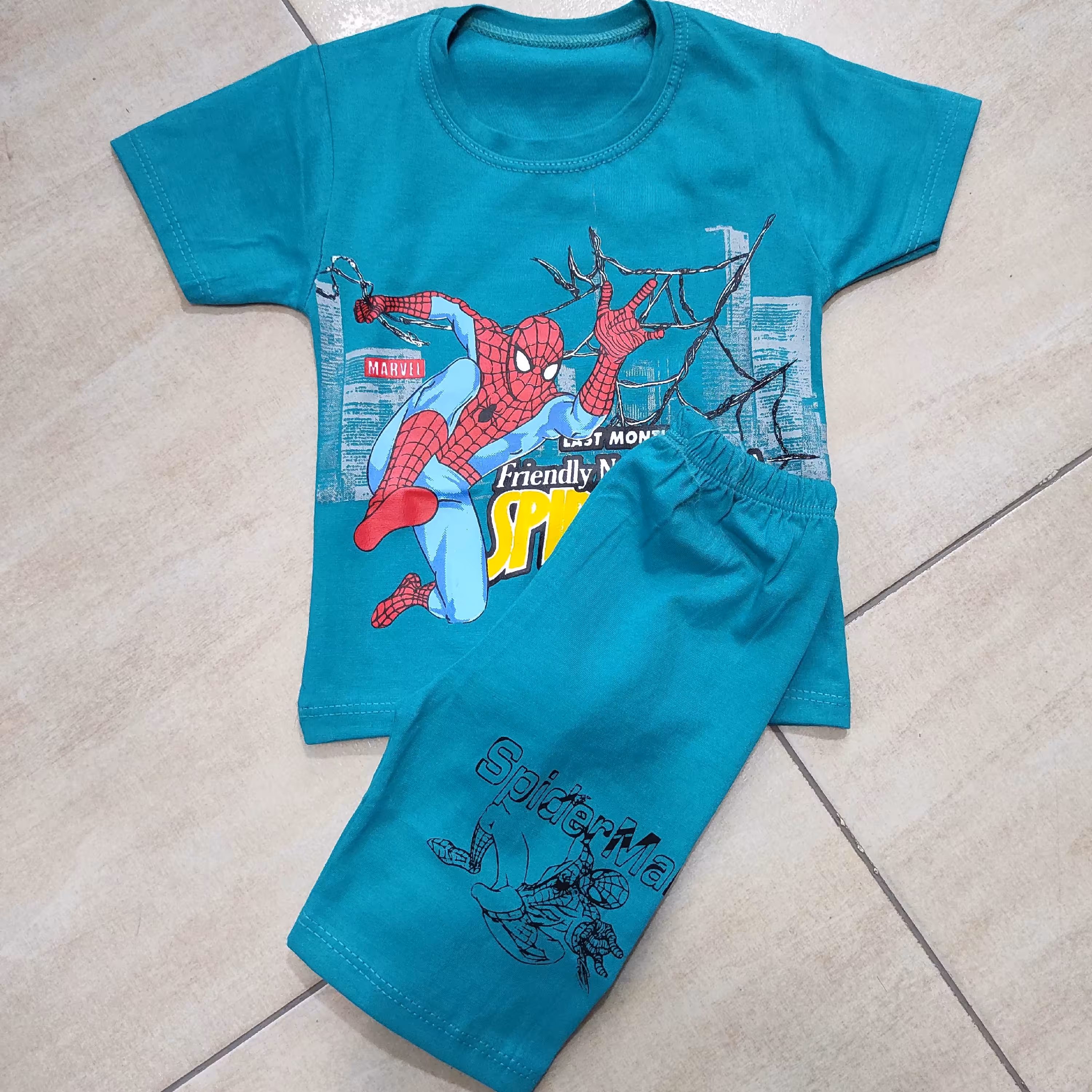 تیشرت شلوارک راحتی پسرانه