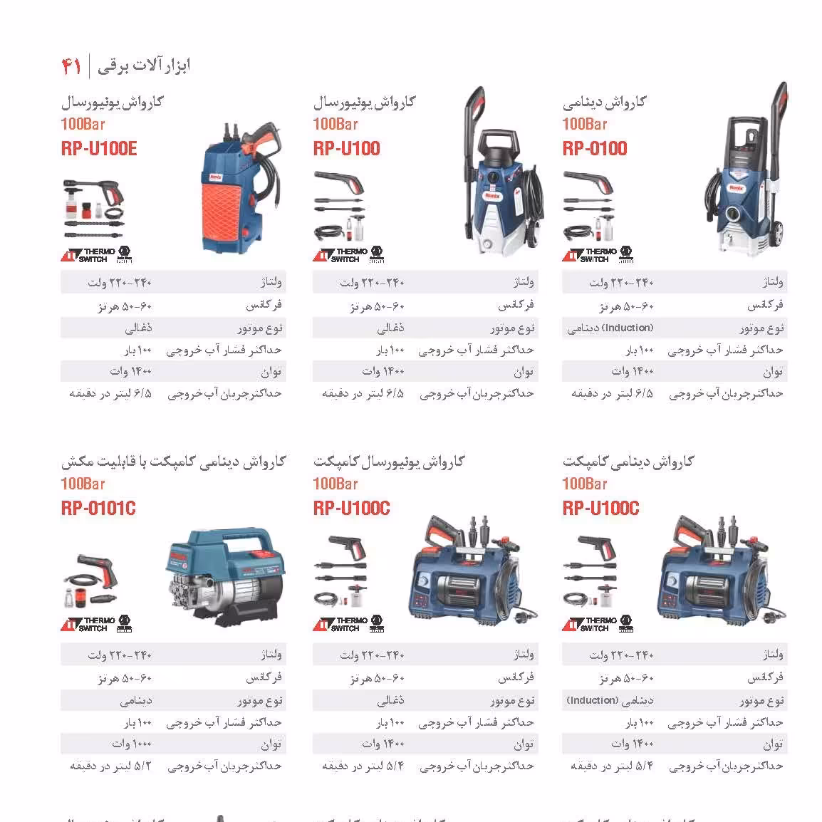 کارواش 100 بار  رونیکس0100