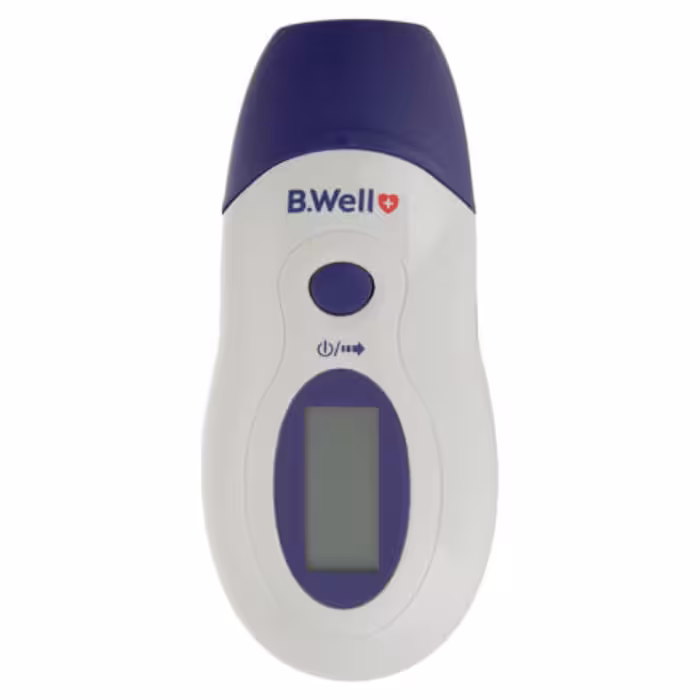 تب سنج دیجیتالی دوکاره پیشانی و گوشی B.Well سوییس مدل WF-1000