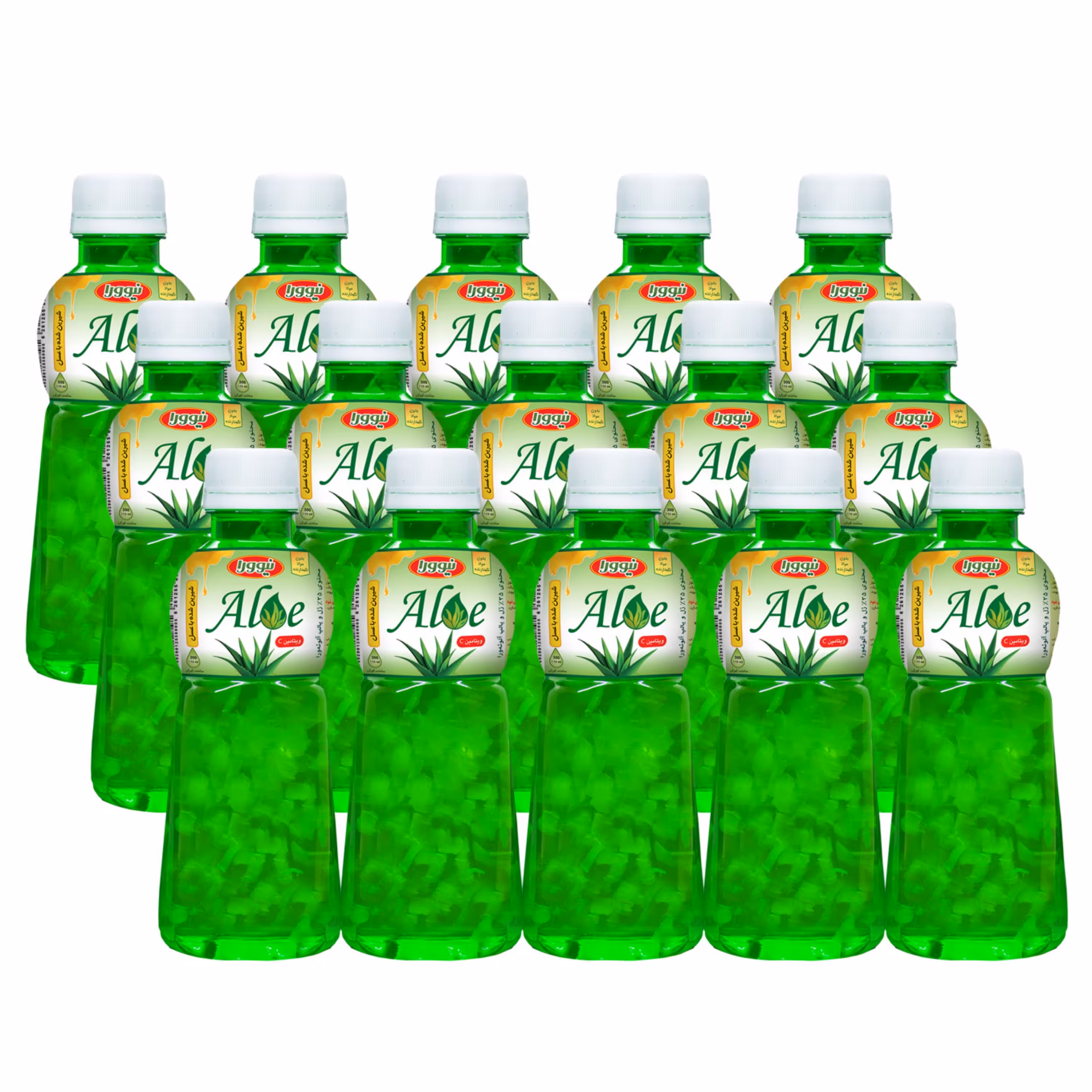 شل 15 عددی نوشیدنی آلوئه ورای 300 سی سی کلاسیک نیوورا  