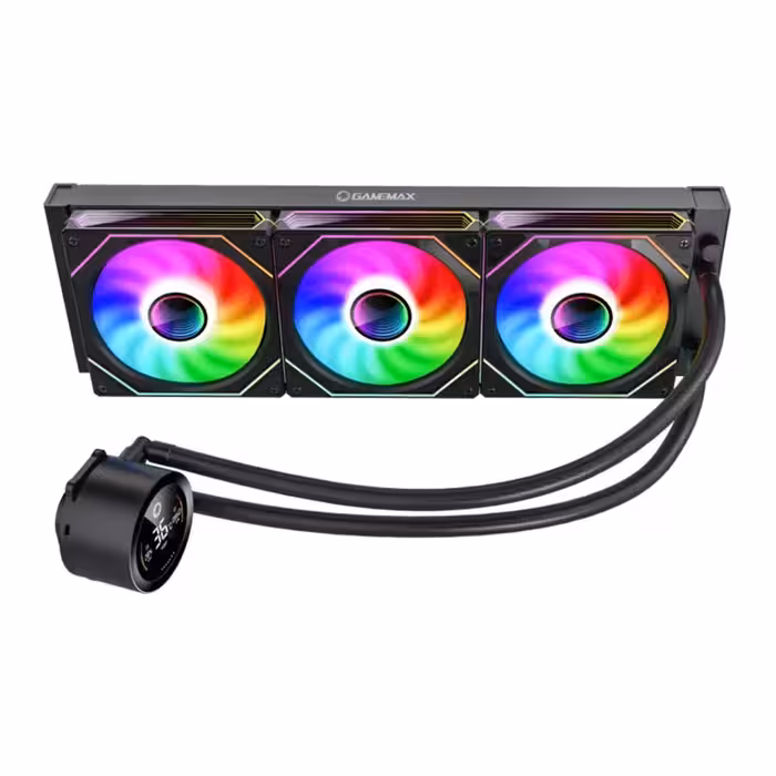 قیمت و خرید خنک کننده مایع پردازنده گیم مکس مدل IceBurg 360 Digital BK | یاس ارتباط