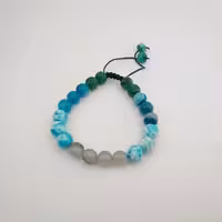 دستبند مالاکیت عقیق فیروزه استقلال17