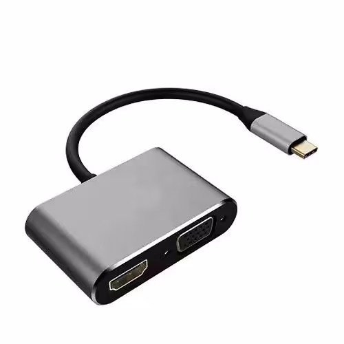 تبدیل Type C به HDMI و VGA فرانت مدل Faranet FN-UC2VH202