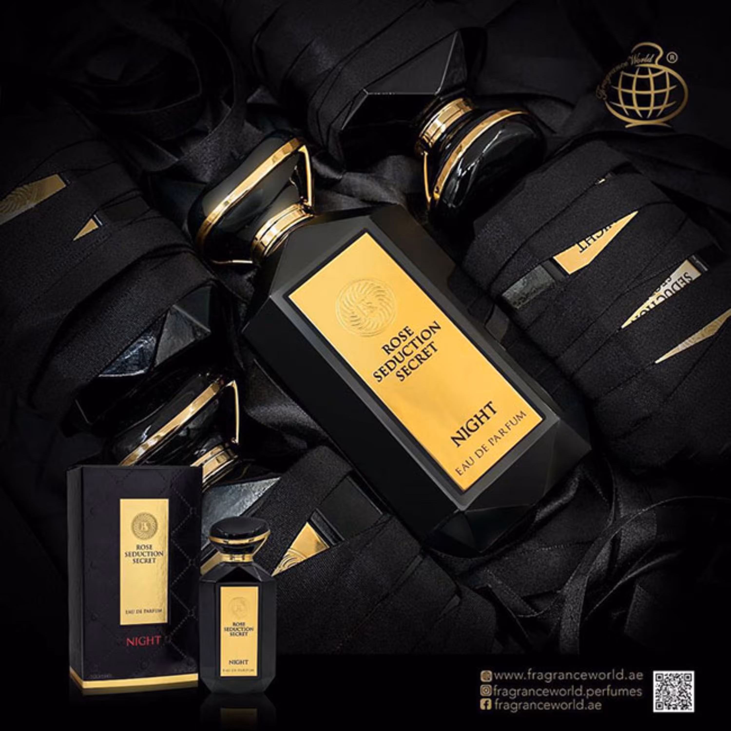 عطر ادکلن زنانه ویکتوریا سکرت نایت فراگرنس ورد رز سداکشن سکرت نایت