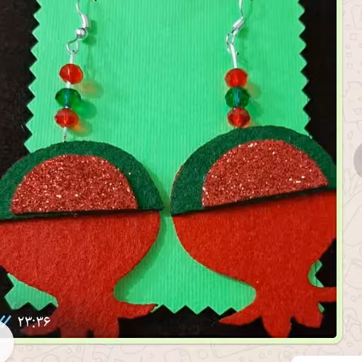 گوشواره نمدی یلدا