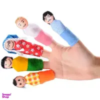 عروسک انگشتی شادی رویان مدل خانواده بسته 5 عددی