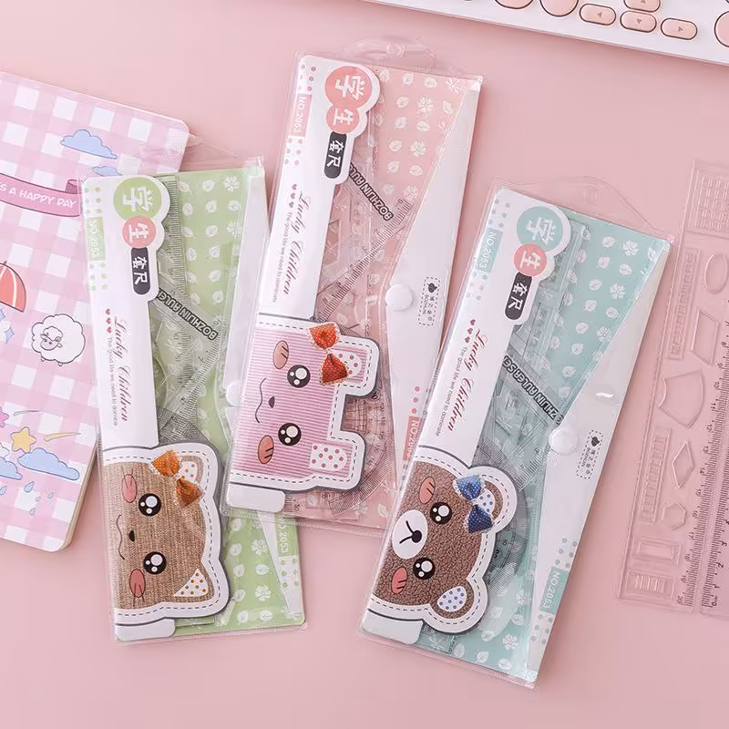 ست خط کش و گونیا گربه ای