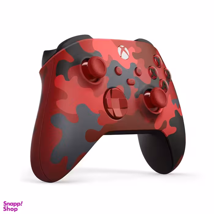 دسته بازی مایکروسافت مدل Xbox Series X/S Wireless Daystrike Camo رنگ قرمز مشکی