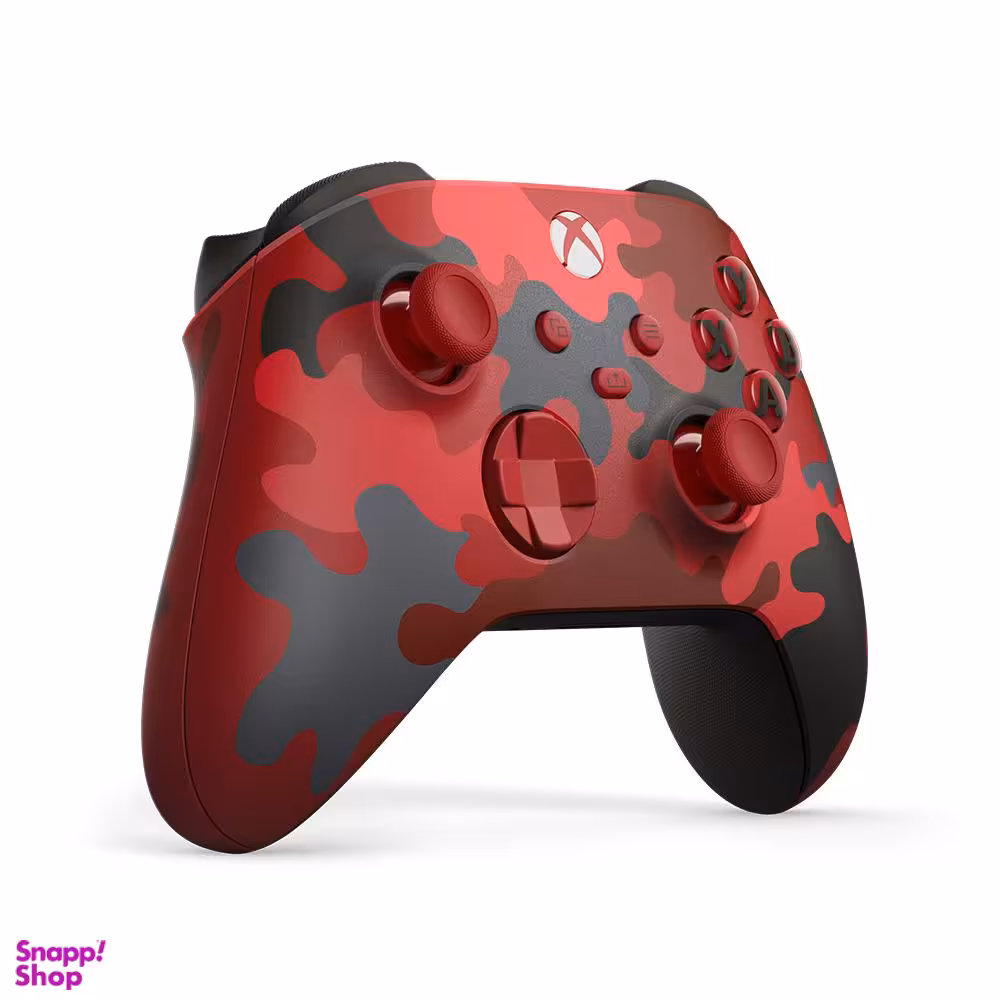 دسته بازی مایکروسافت مدل Xbox Series X/S Wireless Daystrike Camo رنگ قرمز مشکی