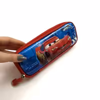 جامدادی قرمز پسرانه طرح مکویین ماشینها جنس محکم و درجه یک 