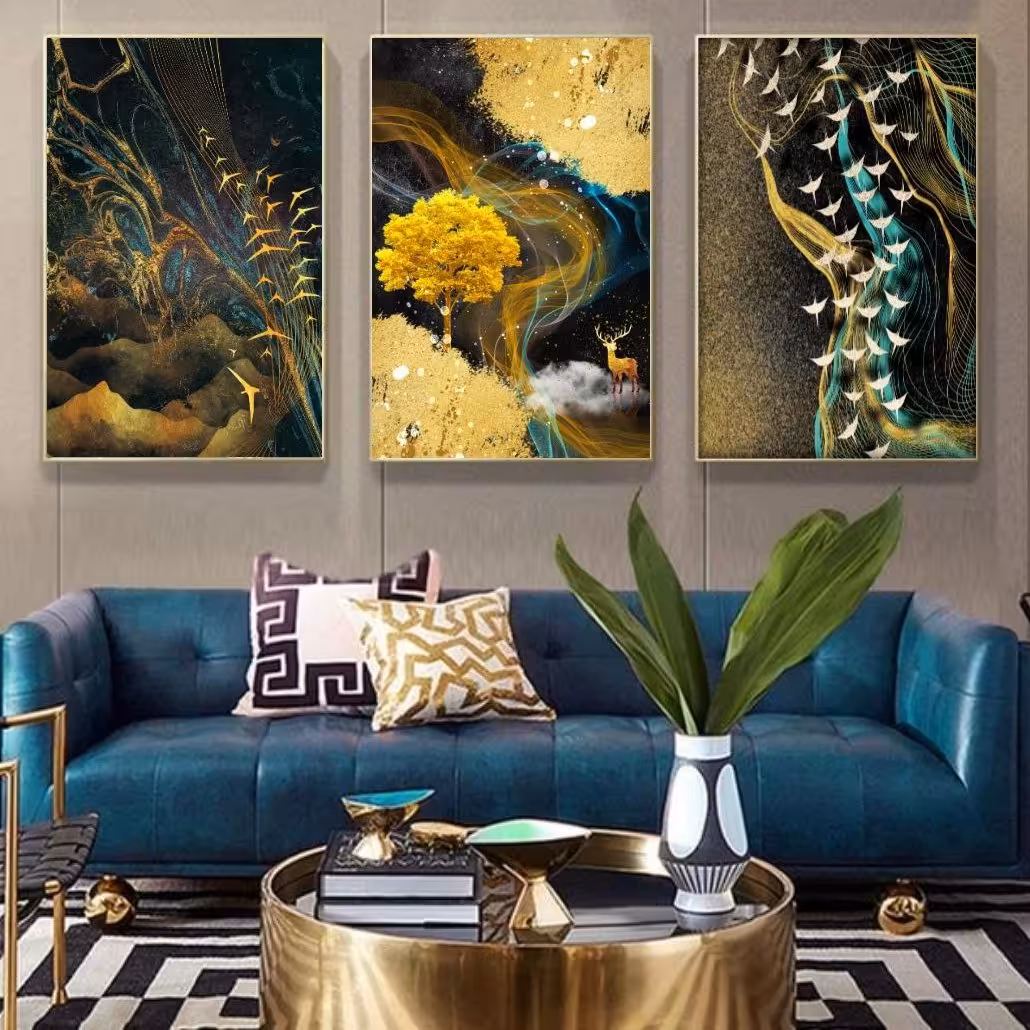 تابلو دکوراتیو 3تیکه طبیعت بکر