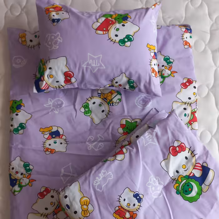  رختخواب دم دستی و مسافرتی نوزاد و کودک سه تیکه لحاف و تشک و بالش