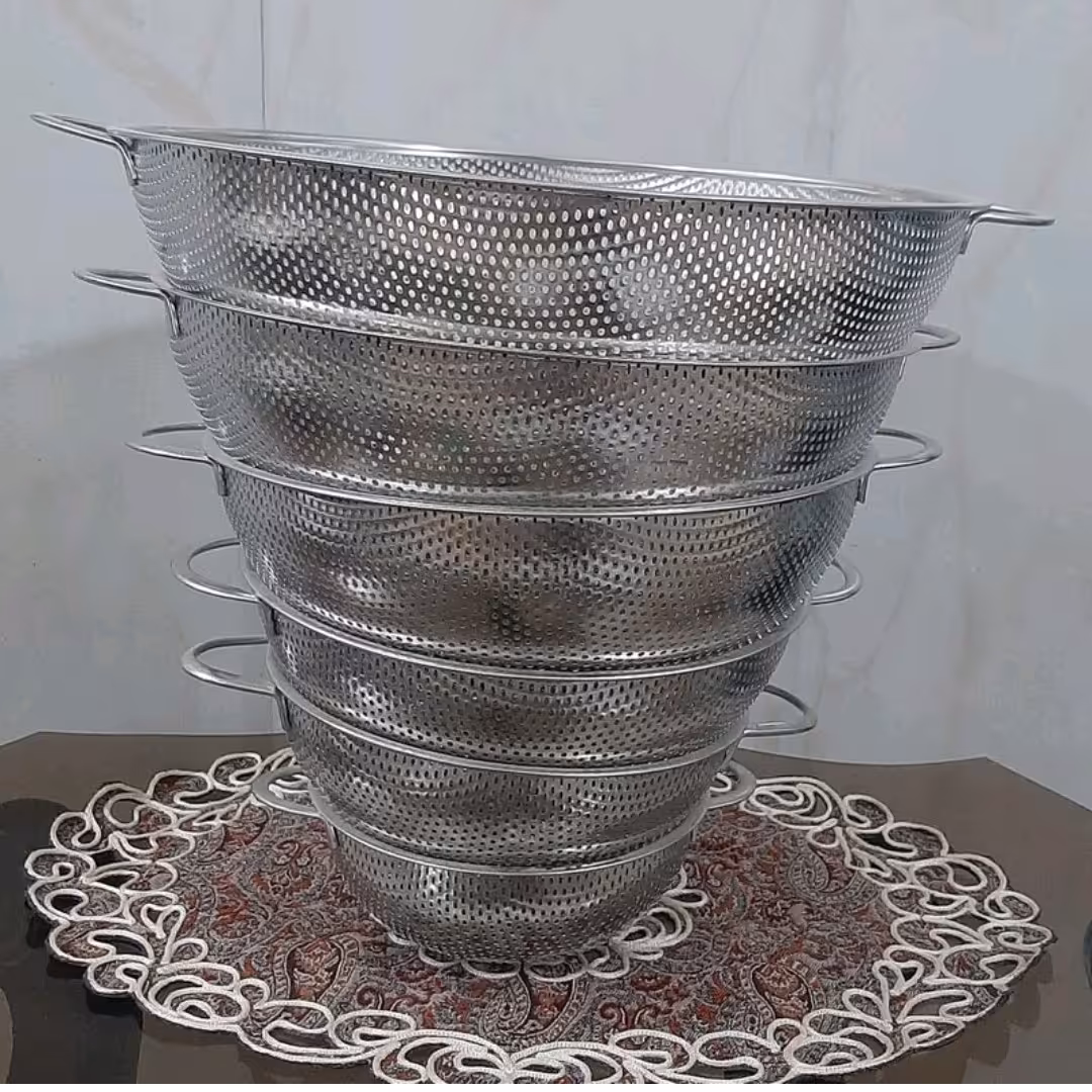 سرویس سبد استیل آشپزخانه توری کامل در جه یک ضد آهن ربا