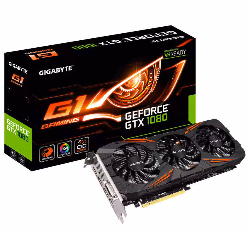 کارت گرافیک گیگابایت مدل جی تی ایکس 1080 جی 1 گیمینگ ظرفیت 8 گیگابایت