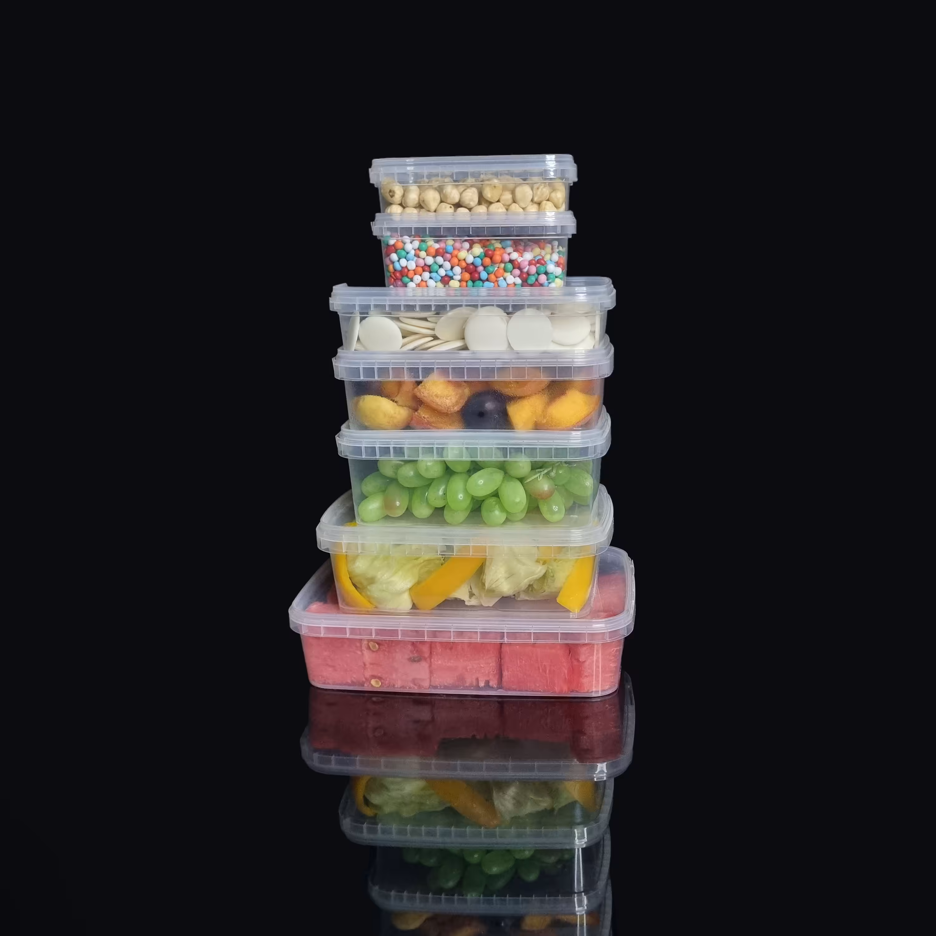 ظروف نگهدارنده فریزری شامل 35 ظرف- کد 101