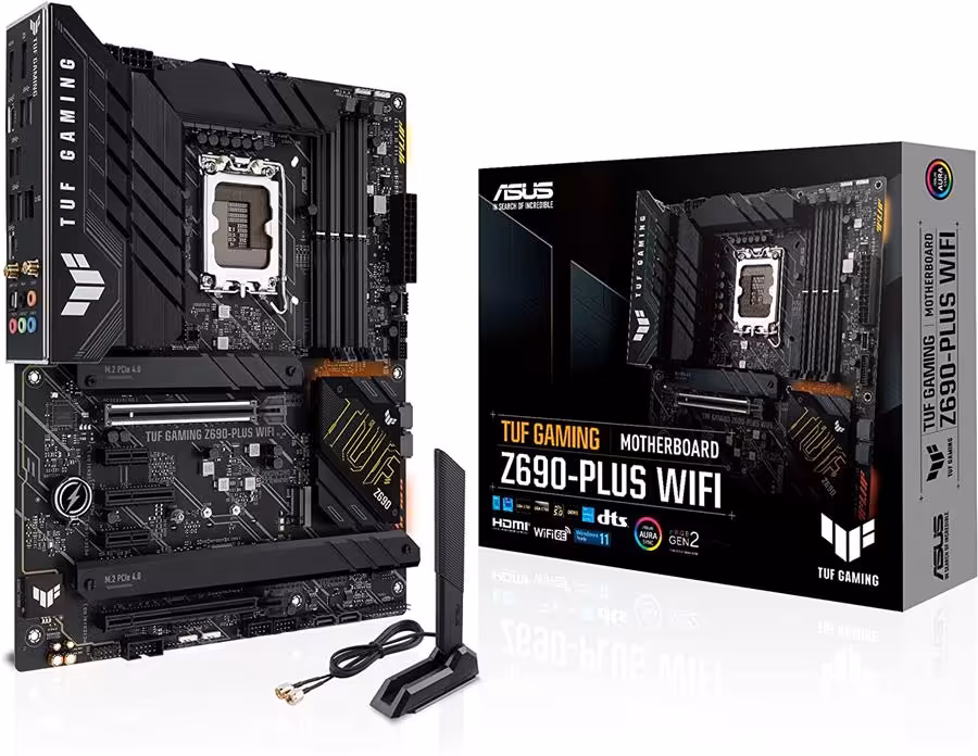 مادربرد گیمینگ ایسوس مدل TUF GAMING Z690 PLUS WIFI DDR5 سوکت 1700
