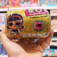 اسباب بازی عروسک های شانسی ال او ال LOL داخل بسته بندی استوانه ای وارداتی طول جعبه 10 سانت 