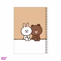 دفتر مشق 80 برگ بامبیلیپ طرح خرس و خرگوش کد 8419037
