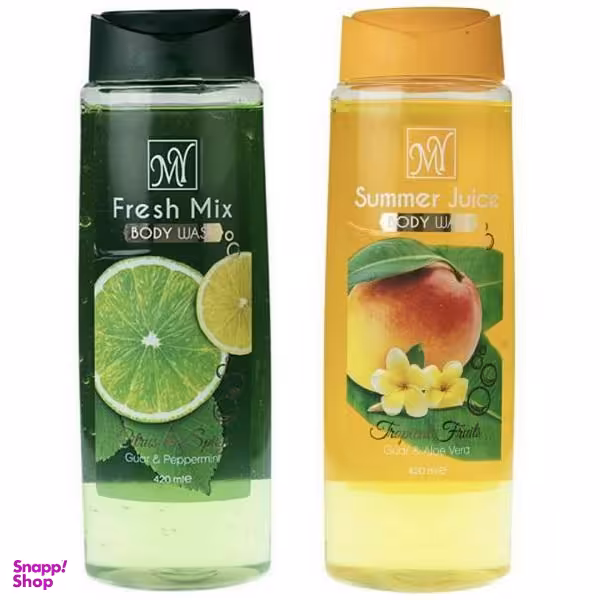 شامپو بدن مای (My) مدل Fresh Mix حجم 420 میلی‌لیتر مجموعه 2 عددی