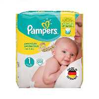 پوشک پمپرز Pampers مدل Premium سایز 1 بسته 22 عددی