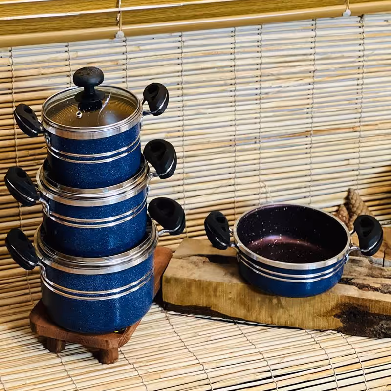 سرویس قابلمه گرانیتی  7پارچه سهند با کیفیت 