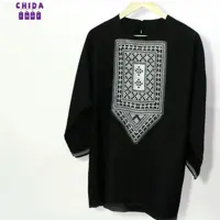 تونیک زنانه آستین کیمونو تیکه دوزی سنتی مناسب سایز 38 تا 44