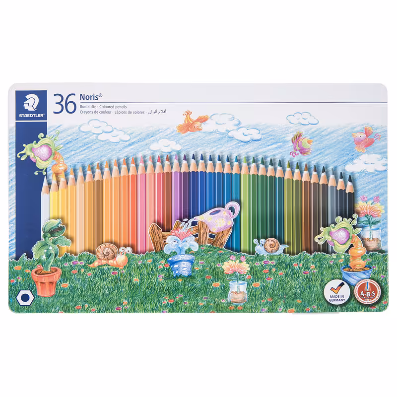 مداد رنگی 36 رنگ استدلر مدل Noris